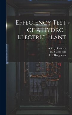 Effeciency Test of a Hydro-electric Plant - Baughman, I. N.; Crocker, A. C.; Grenoble, H. S.