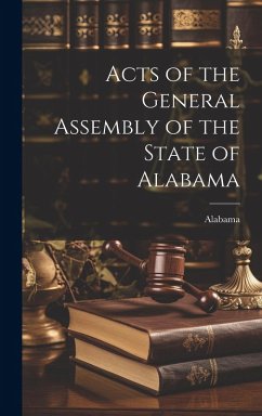 Cover Acts of the General Assembly of the State of Alabama