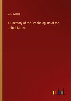 Cover A Directory of the Ornithologists of the United States
