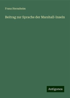 Beitrag zur Sprache der Marshall-Inseln - Hernsheim, Franz