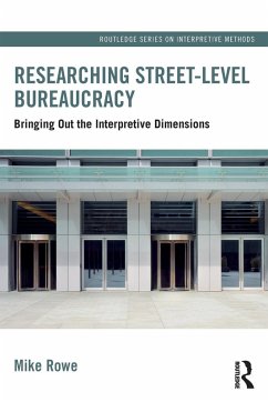 Cover Researching Street-level Bureaucracy