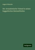 Der Jerusalemische Talmud in seinen haggadischen Bestandtheilen