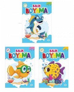 Cover Balik Boyama Seti 3 Kitap Takim
