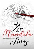 Zen Mandala Lines Coloring Book for Adults