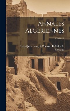 Cover Annales Algériennes; Volume 1