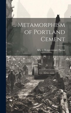 Cover ... Metamorphism of Portland Cement