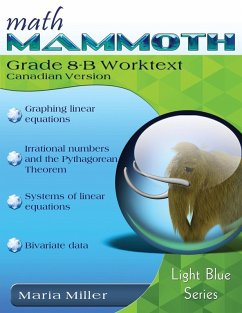Cover Math Mammoth Grade 8-B Worktext, Canadian Version