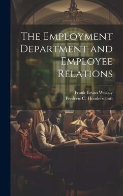 Cover The Employment Department and Employee Relations