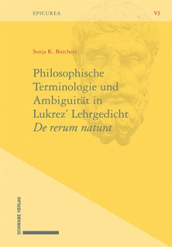 Cover Philosophische Terminologie und Ambiguität in Lukrez' Lehrgedicht De rerum natura