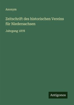 Cover Zeitschrift des historischen Vereins für Niedersachsen