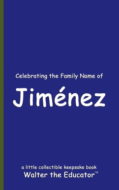 Cover Celebrating the Family Name of Jiménez