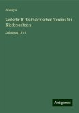 Zeitschrift des historischen Vereins für Niedersachsen