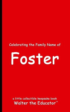 Cover Celebrating the Family Name of Foster
