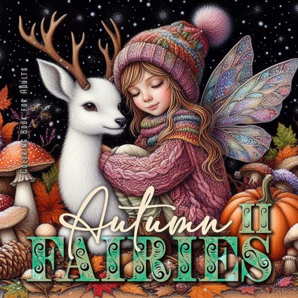 Autumn Fairies Coloring Book for Adults 2 Autumn Fairies Coloring Book for Adults 2