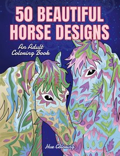 Cover 50 Beautiful Horses Coloring Book