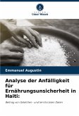 Analyse der Anfälligkeit für Ernährungsunsicherheit in Haiti: