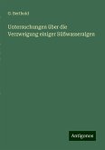 Untersuchungen über die Verzweigung einiger Süßwasseralgen