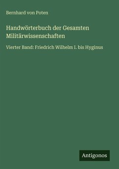 Cover Handwörterbuch der Gesamten Militärwissenschaften