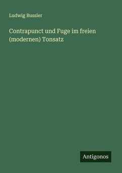 Cover Contrapunct und Fuge im freien (modernen) Tonsatz