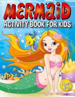 Cover Mermaid Activity Book for Kids