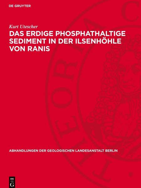 Das erdige phosphathaltige Sediment in der Ilsenhöhle von Ranis Das erdige phosphathaltige Sediment in der Ilsenhöhle von Ranis