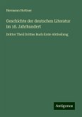 Geschichte der deutschen Literatur im 18. Jahrhundert