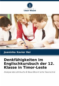 Cover Denkfähigkeiten im Englischkursbuch der 12. Klasse in Timor-Leste