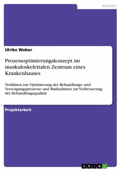 Cover Prozessoptimierungskonzept im muskuloskelettalen Zentrum eines Krankenhauses (eBook, PDF)
