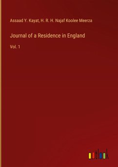 Journal of a Residence in England