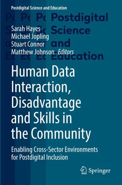 Cover Human Data Interaction, Disadvantage and Skills in the Community
