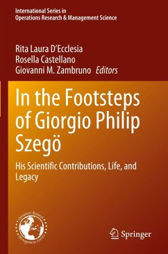 Cover In the Footsteps of Giorgio Philip Szegö