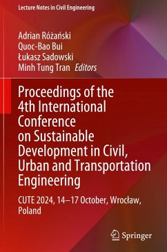 Proceedings of the 4th International Conference on Sustainable Development in Civil, Urban and Transportation Engineering