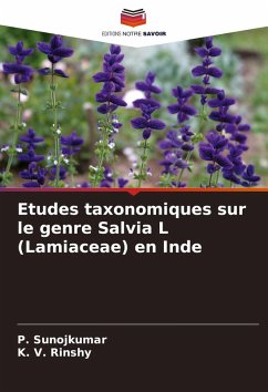 Cover Etudes taxonomiques sur le genre Salvia L (Lamiaceae) en Inde