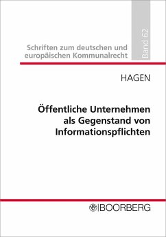 Cover Öffentliche Unternehmen als Gegenstand von Informationspflichten
