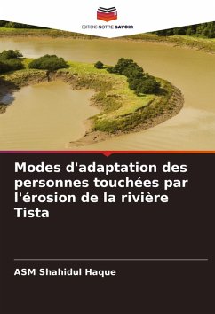 Cover Modes d'adaptation des personnes touchées par l'érosion de la rivière Tista