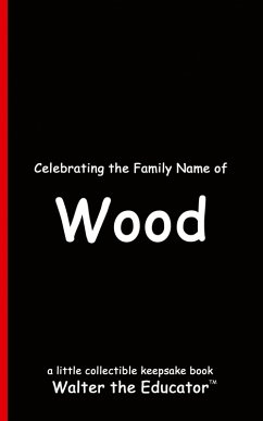 Cover Celebrating the Family Name of Wood