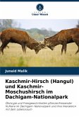 Kaschmir-Hirsch (Hangul) und Kaschmir-Moschushirsch im Dachigam-Nationalpark Kaschmir-Hirsch (Hangul) und Kaschmir-Moschushirsch im Dachigam-Nationalpark