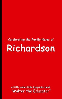 Cover Celebrating the Family Name of Richardson
