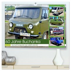 60 Jahre Buchanka - Der Kult-Transporter der UdSSR UAZ-452 (hochwertiger Premium Wandkalender 2025 DIN A2 quer), Kunstdruck in Hochglanz