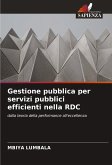 Gestione pubblica per servizi pubblici efficienti nella RDC Gestione pubblica per servizi pubblici efficienti nella RDC