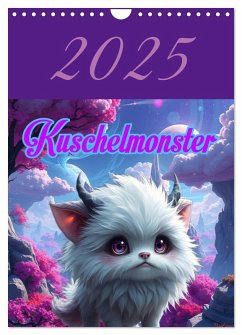 Kuschel Monster (Wandkalender 2025 DIN A4 hoch), CALVENDO Monatskalender