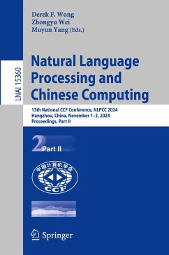 Natural Language Processing and Chinese Computing