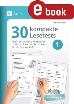 30 kompakte Lesetests für Klasse 1 (eBook, PDF) - Scheller, Anne