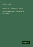 Études sur le Papyrus Prisse Études sur le Papyrus Prisse