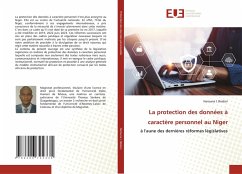 Cover La protection des données à caractère personnel au Niger