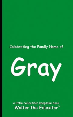 Cover Celebrating the Family Name of Gray