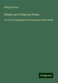 Études sur le Papyrus Prisse Études sur le Papyrus Prisse