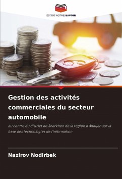 Cover Gestion des activités commerciales du secteur automobile