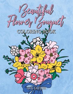 Beautiful Flower Bouquet Coloring Book Cover Beautiful Flower Bouquet Coloring Book