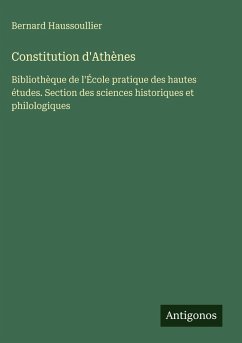 Cover Constitution d'Athènes